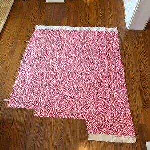 Thibaut St. Croix Pink Summer House Collection Fabric Remnant